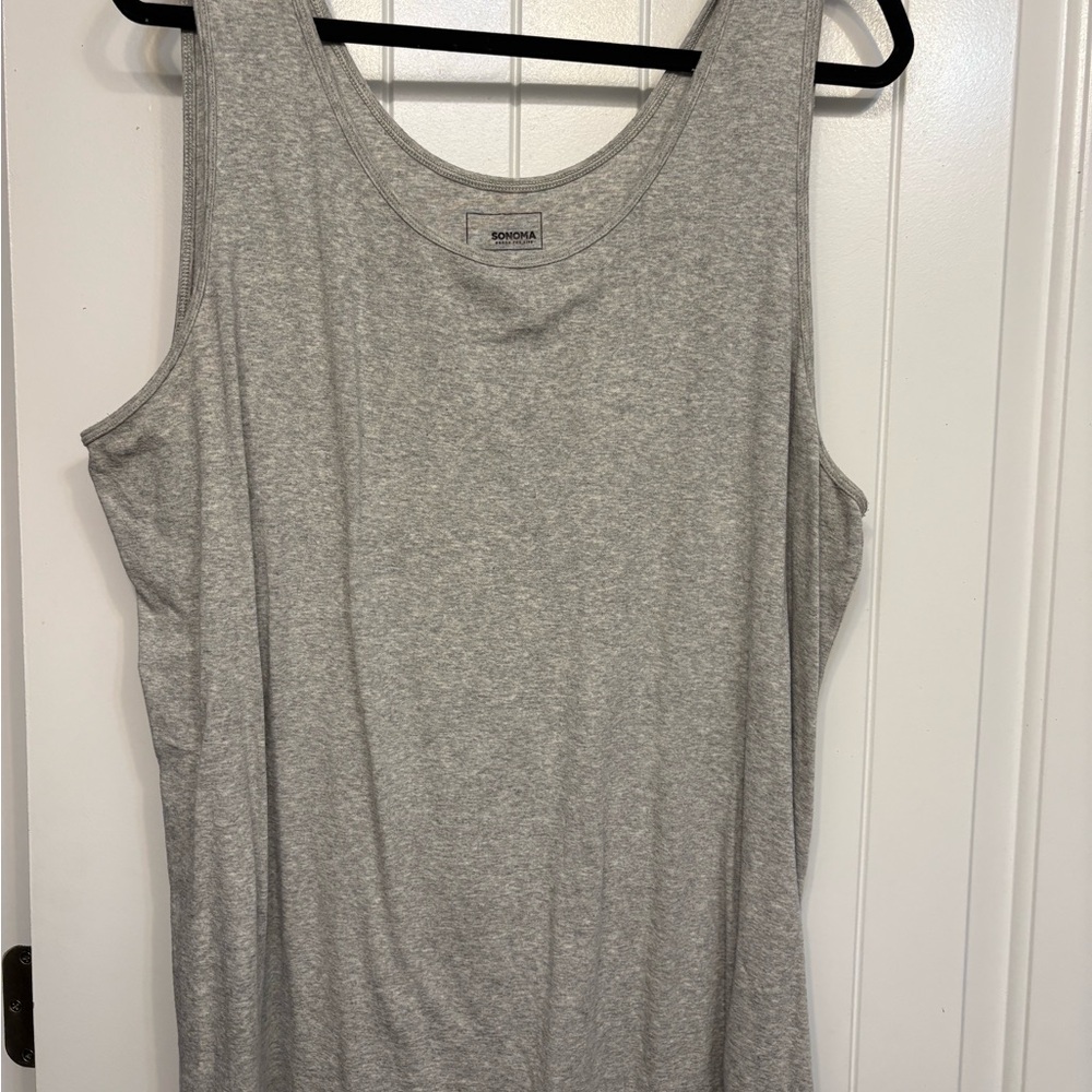 Sonoma Gray Sleeveless Tank Top